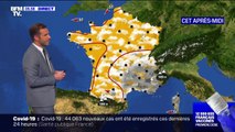 Un temps couvert et pluvieux prévu sur le quart sud-est du pays et plus clément ailleurs ce mercredi