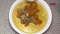 pumpkin and chicken soup recipe  |  チキンとカボチャのココナツミルクスープ   鸡肉和南瓜椰奶汤   -  hanami