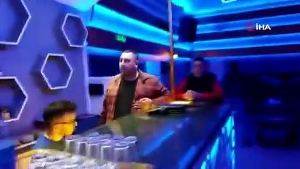 Konya'da kısıtlamayı ikinci kez delen eğlence mekanına polis baskını