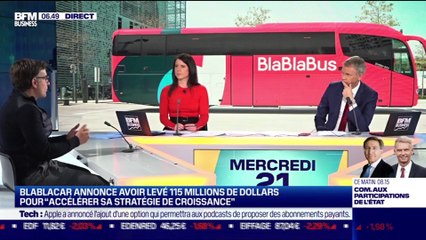 Nicolas Brusson (BlaBlaCar) : BlaBlaCar annonce avoir levé 115 millions de dollars pour accélérer sa stratégie de croissance - 21/04
