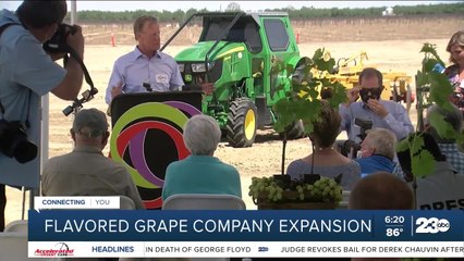 Flavored grape company expands local headquarters