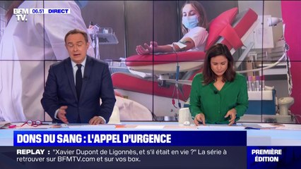 Dons du sang: l'EFS alerte sur un manque de réserves