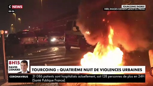 Tourcoing - Pour la quatrième nuit consécutive, les forces de l’ordre se sont déployées mais des incidents ont eu lieu avec la volonté des agresseurs de toucher des policiers