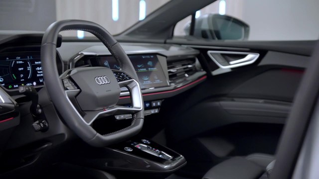Audi Q4 Sportback e-tron Interior Design in Floret silver Studio