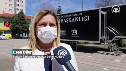 Cumhurbaşkanlığı İletişim Başkanlığı Dijital Tırı, 10. durağı Isparta'da ziyaretçilerini bekliyor