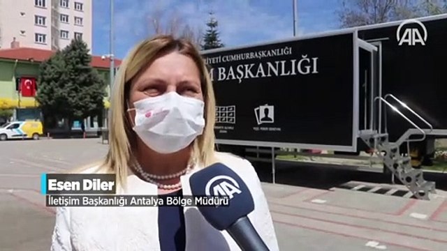 Cumhurbaşkanlığı İletişim Başkanlığı Dijital Tırı, 10. durağı Isparta'da ziyaretçilerini bekliyor