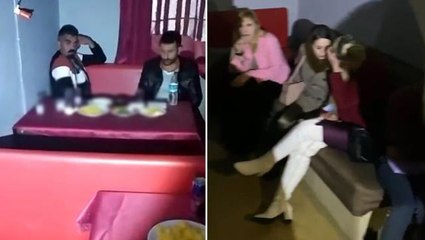 Polisi bile şoke etti! Camları filmli metruk binayı pavyona çevirmişler