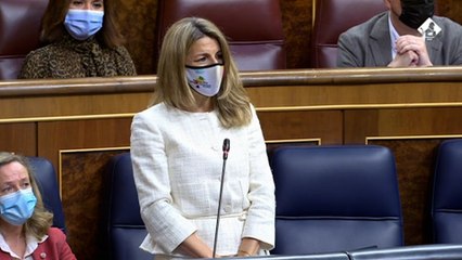 Yolanda Díaz, a García Egea: "El FMI se equivocó porque pensó que el Gobierno iba a aplicar las mismas recetas que ustedes"