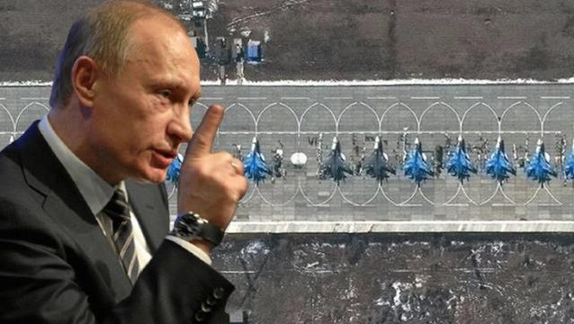Uydu fotoğraflarıyla ortaya çıktı! Dakikada 1800 atış yapabilen bombardıman uçakları Putin'in talimatını bekliyor
