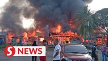 Fire razes 30 squatter houses in morning blaze