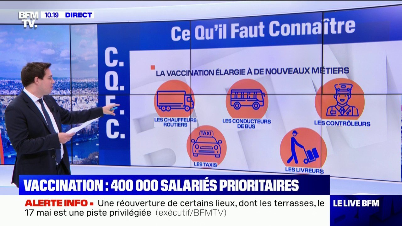 Vaccination: qui sont les nouveaux travailleurs prioritaires dès ce samedi?