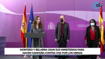 Montero y Belarra usan sus ministerios para hacer campaña contra Vox por los menas