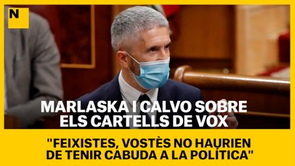 Marlaska i Calvo responen a Vox sobre els MENA: "feixistes"
