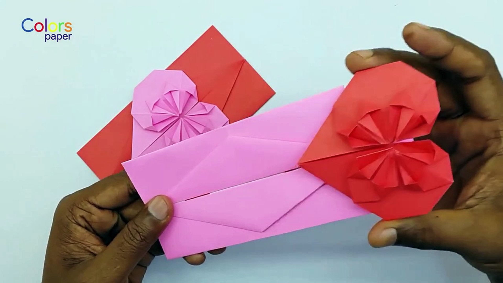 Easy Paper Heart Origami - How To Make A Paper Heart 3D - Paper Heart Diy -  video Dailymotion