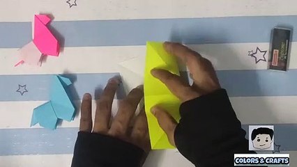 Origami Horse - How To Make A Paper Horse || Paper Horse || Origami Animals || By Colors And Crafts