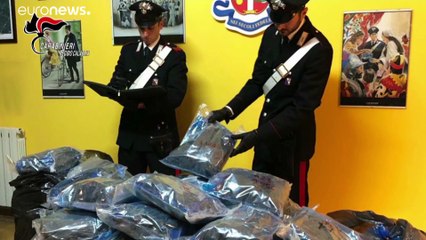 Razzia gegen Drogenmafia in Kalabrien