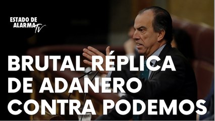 Brutal réplica de Carlos García Adanero contra Podemos por justificar la violencia
