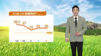 [날씨] 오늘 초여름 더위 기승...내일까지 이어져 / YTN