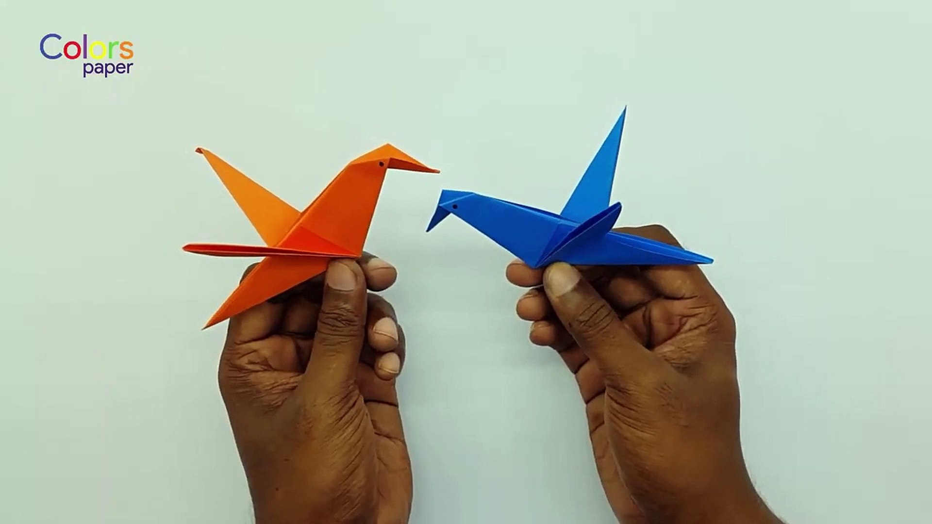 Origami Bird Instructions For Kids - How To Make A Paper Bird Easy Step By  Step - video Dailymotion