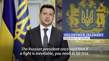Ukraine leader Zelensky urges Putin to meet in war-torn east