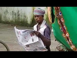 দুবার রিকশা চুরি হলেও খবরের নেশা ছাড়তে পারেননি হারুন - Jagonews24.com