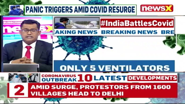 Delhi 1451 Beds Filled Out Of 1456 Hospitals Running Short On Ventilators NewsX