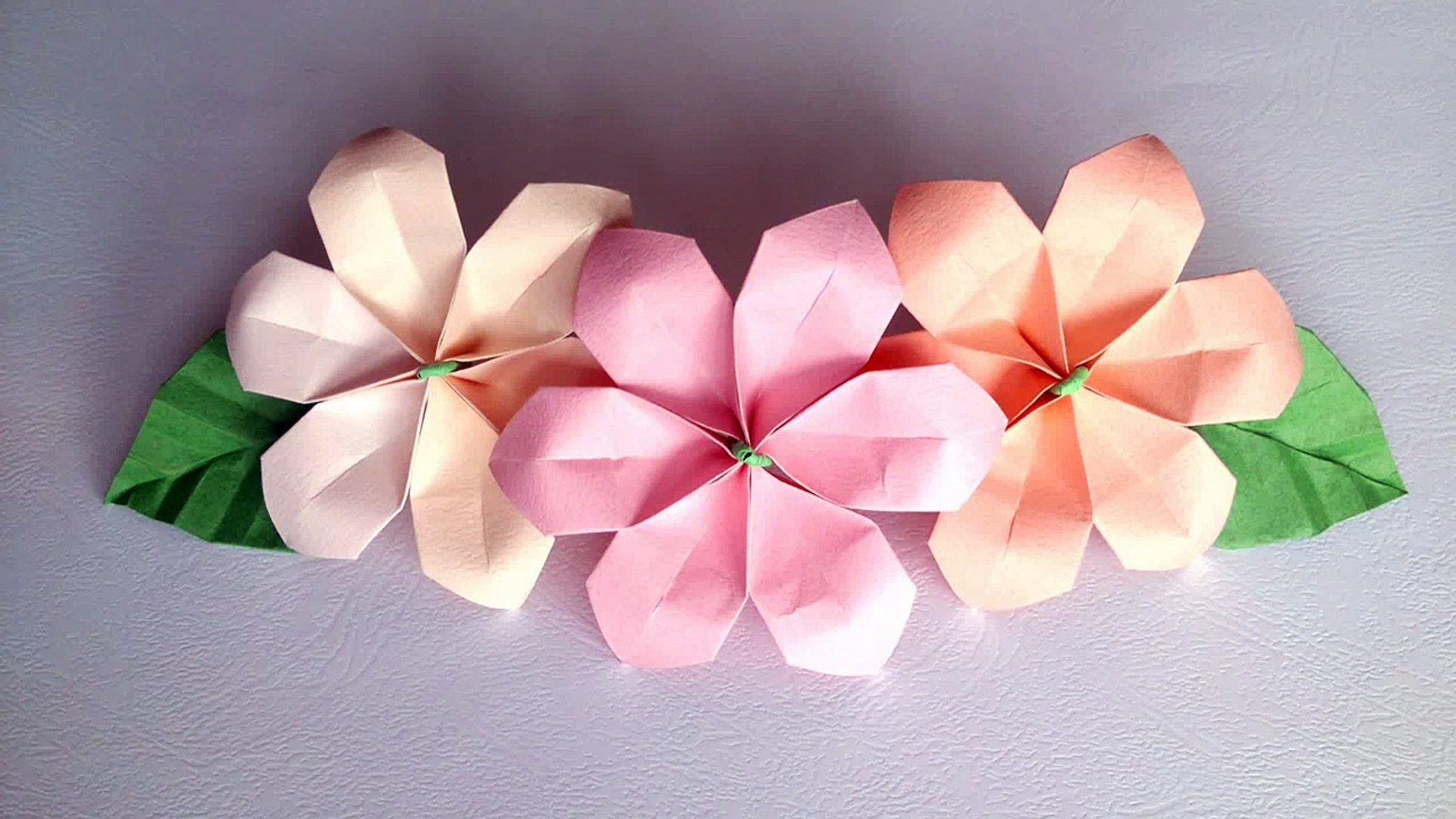 How to make Paper Flowers  Simple paper flower, Folded paper