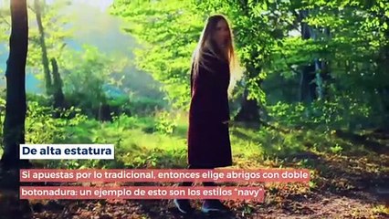 El abrigo perfecto según tu estatura y tipo de cuerpo