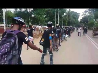 বিশ্ব হেপাটাইটিস দিবসে সার্চ স্কেটিং ক্লাবের শোভাযাত্রা