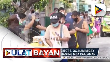 Community pantry sa Project 3, QC, namimigay ng leaflets na nanghihikayat umano sa pagpapatalsik at protesta laban kay Pangulong #Duterte at sa pamahalaan