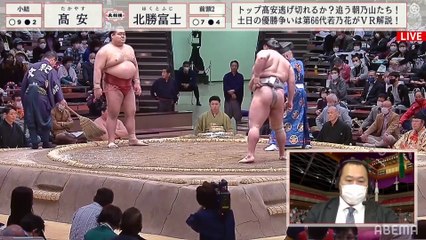 Takayasu vs Hokutofuji - Haru 2021, Makuuchi - Day 12
