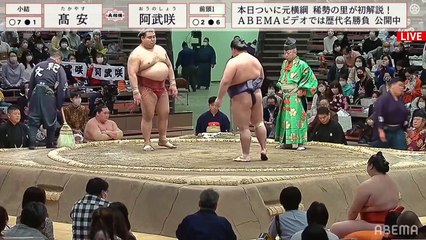 Takayasu vs Onosho - Haru 2021, Makuuchi - Day 9