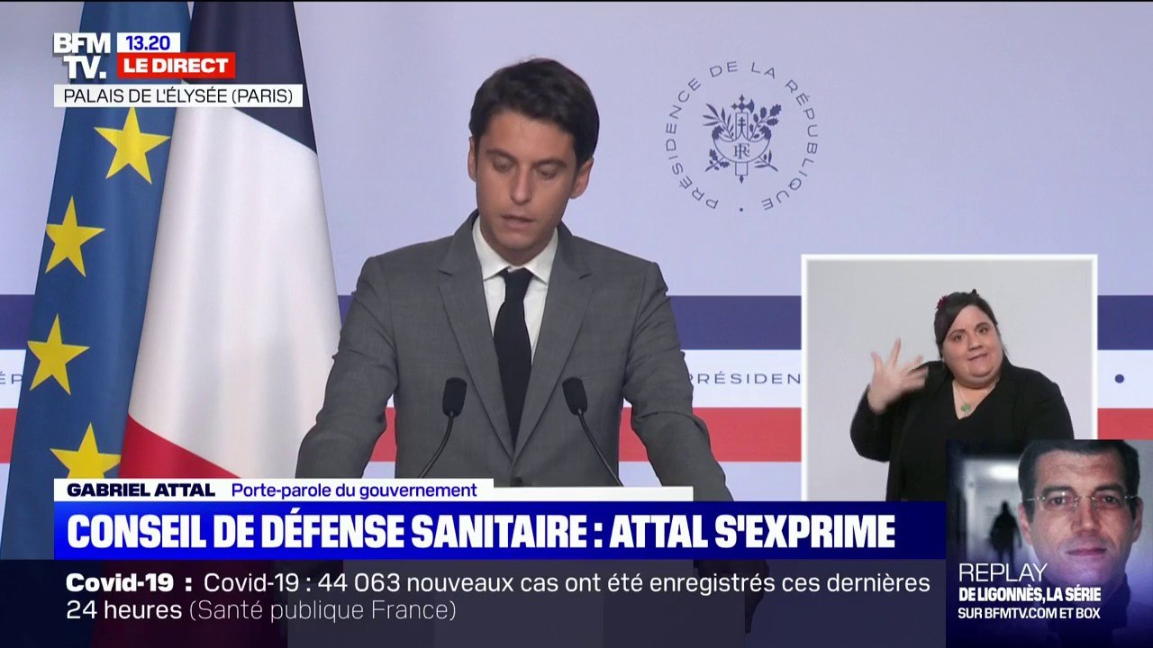 Gabriel Attal: "Nous sommes encore très loin d'un retour à une activité médicale normale" dans les hôpitaux