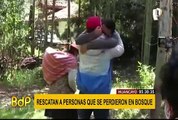 Huancayo: Así fue el rescate de los jóvenes perdidos en bosque de Sapallanga