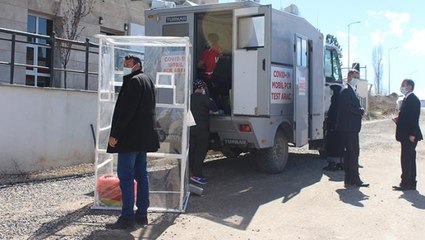 Vakaların arttığı Kastamonu'da, mobil PCR test aracı kullanımına başlandı