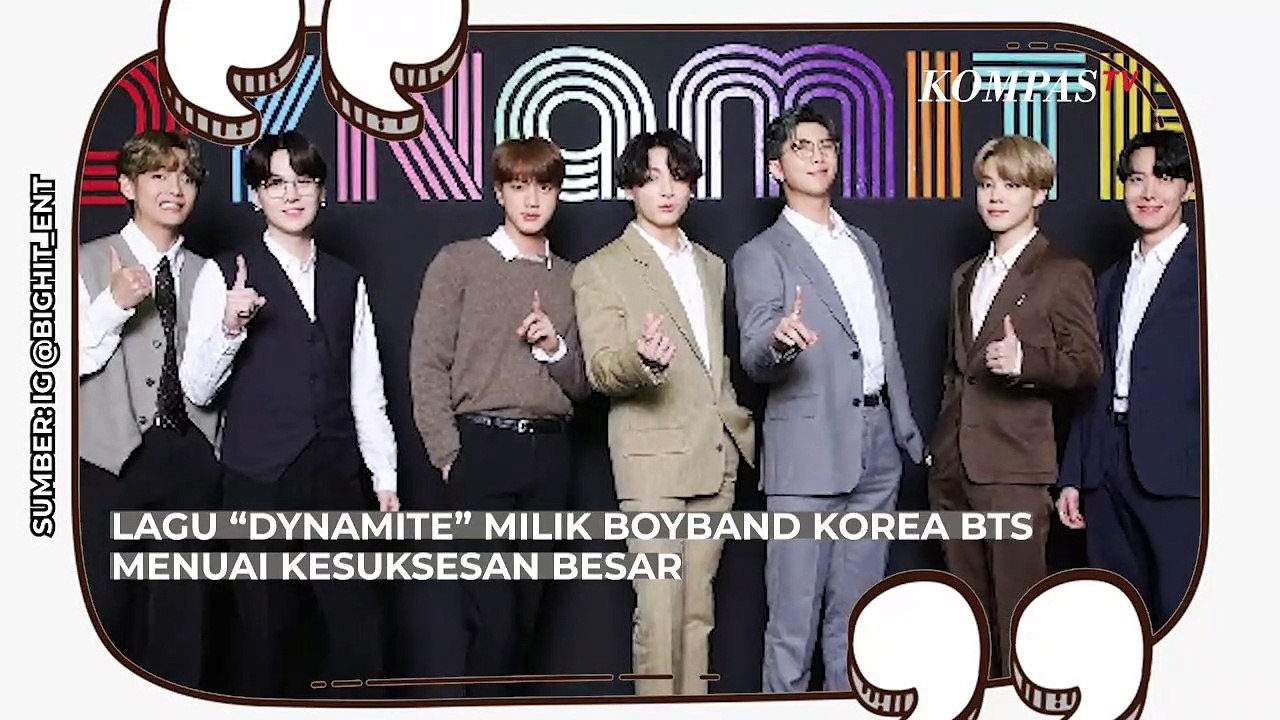 Boyband Asal Korea Selatan BTS Cetak Rekor Lagi, Video Klip 'Dynamite' Raih 1 Miliar Views!