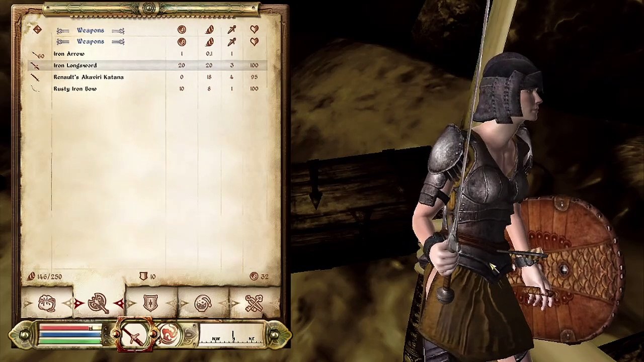 Historical Combat student plays Oblivion
