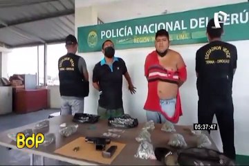 PNP captura a “Timón y Pumba” por microcomercializar droga en Ate