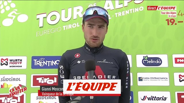 Moscon : «Quand on a les jambes, la tête suit» - Cyclisme - T. des Alpes