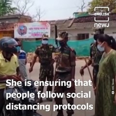 Pregnant DSP Works In The Scorching Heat In Chhattisgarh’s Dantewada