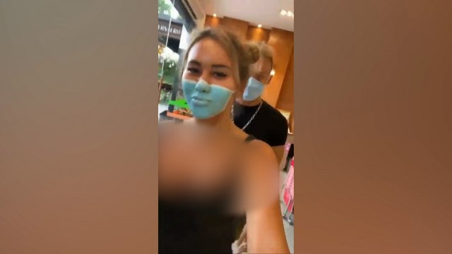 Viral, Bule di Bali Lukis Masker di Wajah Demi Mengelabui Satpam