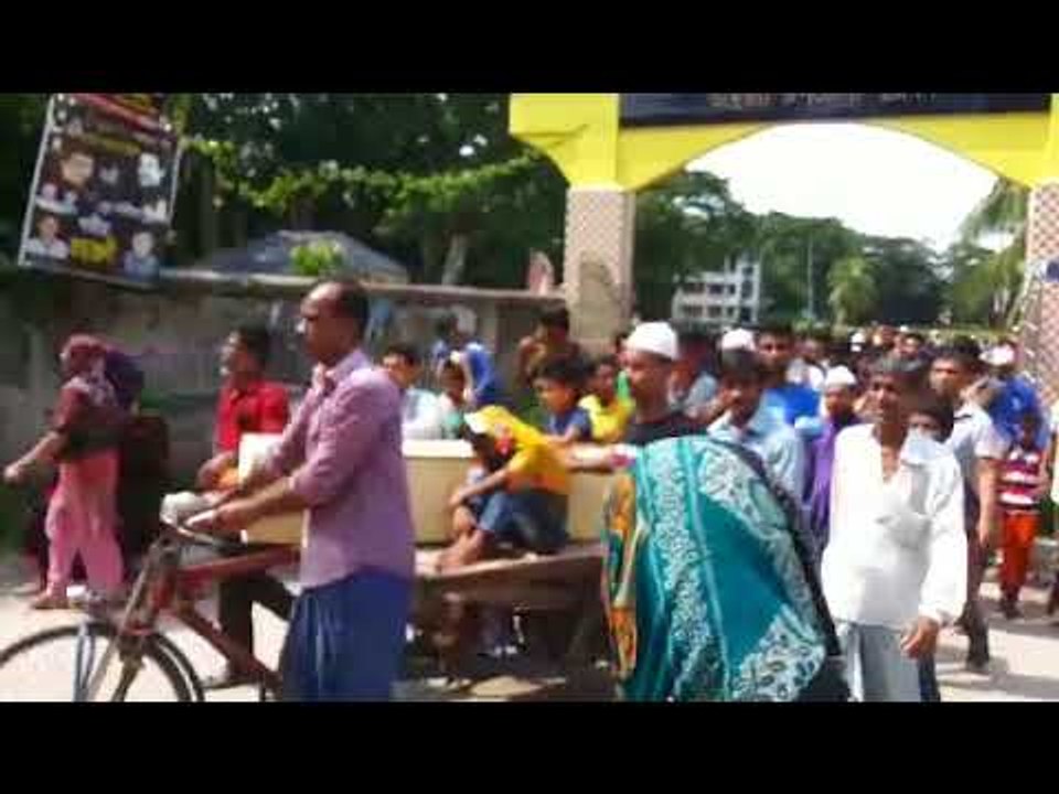 রাজমিস্ত্রীর মরদেহ নিয়ে মিছিল - jagonews24.com