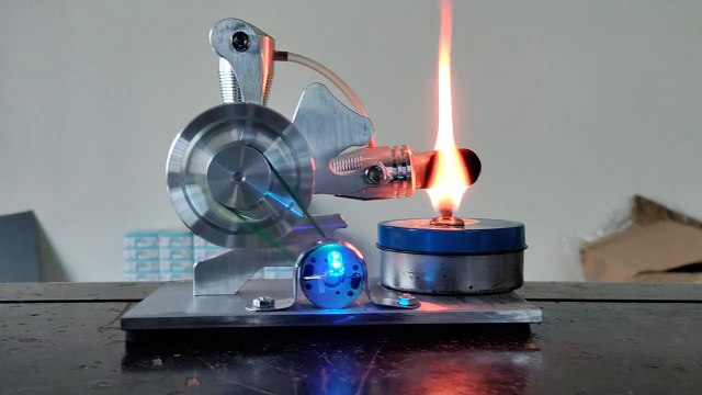 Test of Alpha Stirling engine from Bangladesh