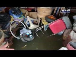 صيدا تفيض بمياه الأمطار..والأهالي يناشدون - تقرير عفيف الجردلي