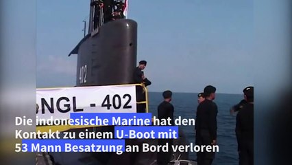 Indonesisches U-Boot aus deutscher Produktion verschollen