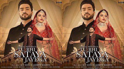 Jasmin Bhasin और Aly Goni के गाने Tu Bhi Sataya Jayega का पहला पोस्टर आउट |  FilmiBeat