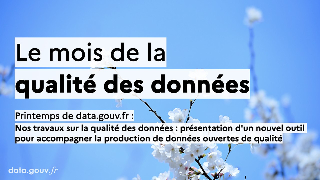 Qualité des données ouvertes : présentation d'un nouvel outil pour accompagner la production de données ouvertes de qualité
