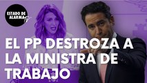 El popular Teo García Egea destroza a la ministra de Trabajo, Yolanda Díaz: “Ha perdido la suerte”
