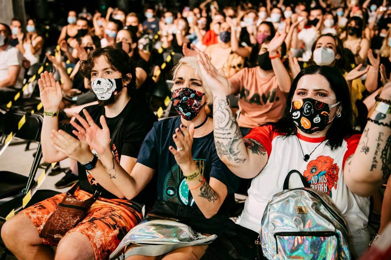 ⁣UK to Test Non-Social Distanced Music Festival With 5,000 People