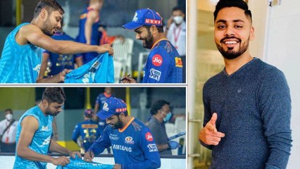 IPL 2021 లో రోహిత్ హార్డ్ కోర్ ఫ్యాన్ Fan Boy Moment | Avesh Khan || Oneindia Telugu